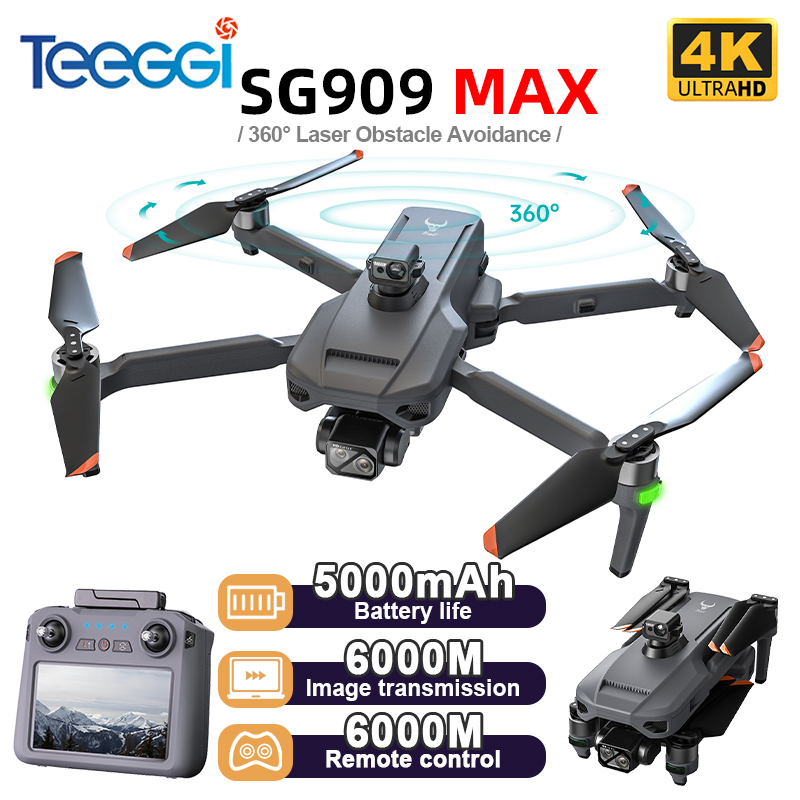 Drone Gimbal Brushless - Drone Teeggi SG909 MAX GPS con