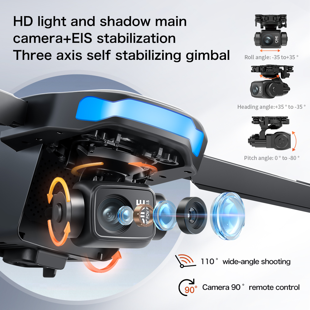 Drone GPS S-X1 MAX con stabili - Drone Gimbal 3 Axis recensione e prezzo