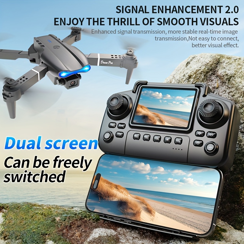 Nuovo Drone Pieghevole E99 PRO - Drone Gimbal Brushless recensione e prezzo