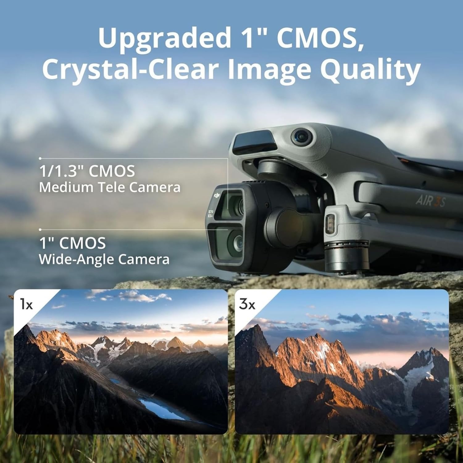 DJI Air 3S Fly More Combo (Tel - Drone Gimbal 2 Axis recensione e prezzo